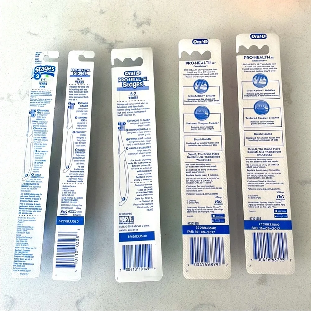 Oral B Kids’ Character Tooth Brushes (5)